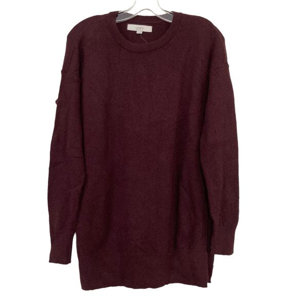 Ann Taylor Loft Maroon Wool Blend Sweater Sz XS - Picture 6 of 6
